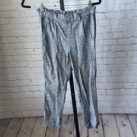 Caslon Light Grey Paperbag Waist Pants Size XS - Picture 1 of 5